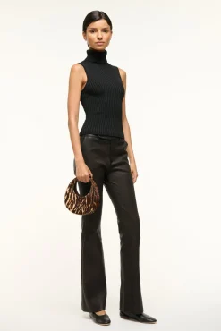STAUD GOODNIGHT MOON LADY LEOPARD CACAO> Clutches & Handhelds