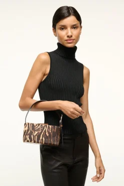 STAUD GRANT BAG LADY LEOPARD CACAO> Clutches & Handhelds