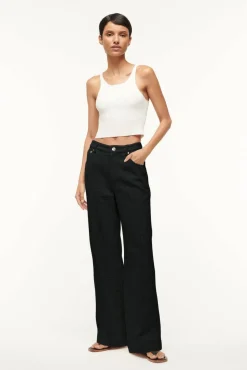 STAUD GRAYSON PANT IVORY> Pants & Shorts