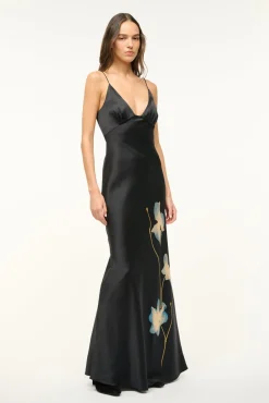 STAUD HANK DRESS BOTANICAL SHADOWS><noscript><img width=