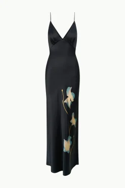 STAUD HANK DRESS BOTANICAL SHADOWS><noscript><img width=
