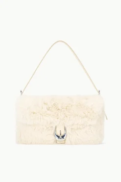 STAUD HARLOW FAUX FUR BAG> The Evening Edit|Shoulder