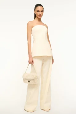 STAUD HARLOW FAUX FUR BAG> The Evening Edit|Shoulder