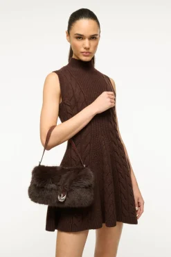 STAUD HARLOW FAUX FUR BAG><noscript><img width=