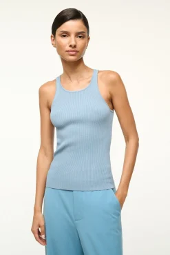 STAUD IBISCO TANK WHITE> Tops