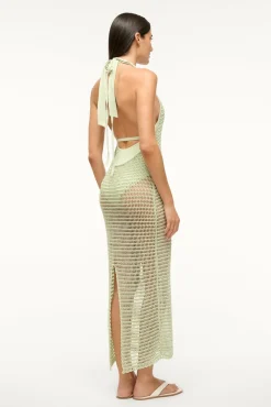 STAUD JANE DRESS PALE JADE> Swim|Cover-ups