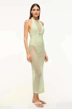 STAUD JANE DRESS PALE JADE><noscript><img width=