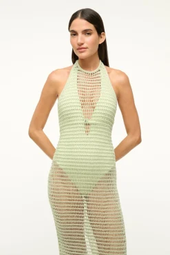 STAUD JANE DRESS PALE JADE><noscript><img width=