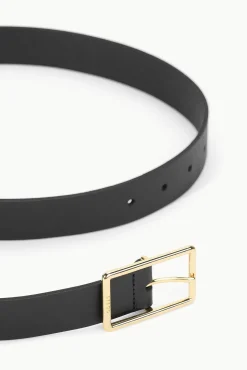 STAUD JEANS BELT - BLACK YELLOW GOLD><noscript><img width=