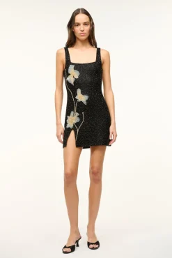 STAUD LE SABLE DRESS BOTANICAL SHADOWS> The Evening Edit|Mini Dresses
