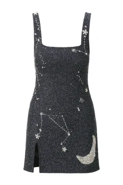 STAUD LE SABLE DRESS STARRY NIGHT><noscript><img width=