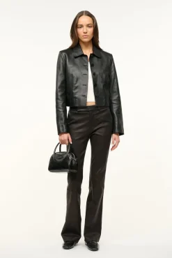 STAUD LEATHER MARINO JACKET><noscript><img width=