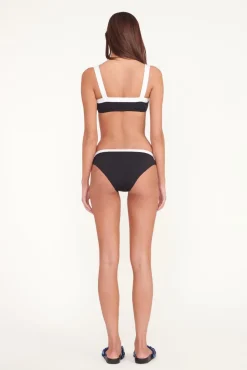 STAUD LIV BIKINI TOP BLACK WHITE><noscript><img width=