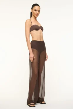 STAUD LUKE PANT DARK CHOCOLATE><noscript><img width=