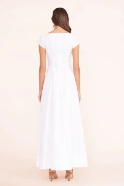 STAUD MAXI SHORT SLEEVE WELLS DRESS><noscript><img width=