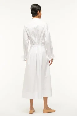 STAUD MIDI LORENZA DRESS> Dresses