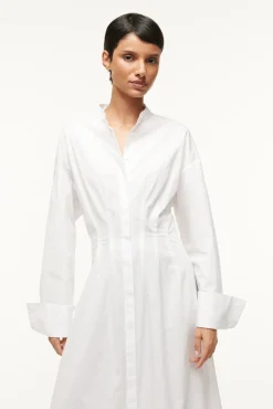 STAUD MIDI LORENZA DRESS><noscript><img width=