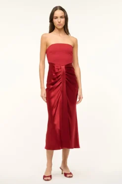 STAUD MIDI WAYFARING DRESS> The Evening Edit