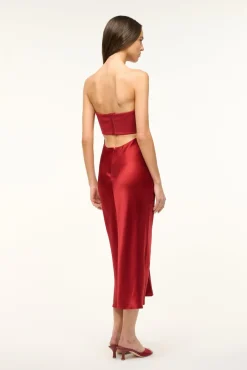 STAUD MIDI WAYFARING DRESS><noscript><img width=