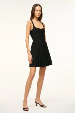 STAUD MINI ELLISON DRESS> Knit Dresses|Mini Dresses