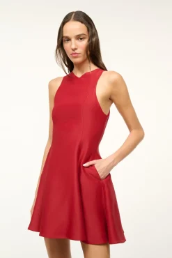 STAUD MINI HEIKE DRESS> The Evening Edit
