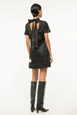 STAUD MINI ILANA DRESS SATIN> The Evening Edit|Mini Dresses