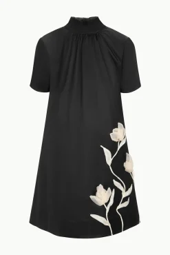 STAUD MINI ILANA DRESS SATIN><noscript><img width=