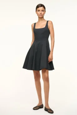 STAUD MINI WELLS DRESS> Mini Dresses|Dresses