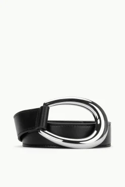 STAUD 30MM WRAP BELT BLACK SILVER> Accessories