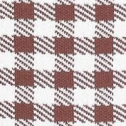 STAUD MONTGOMERY TOP DARK CHOCOLATE GINGHAM><noscript><img width=