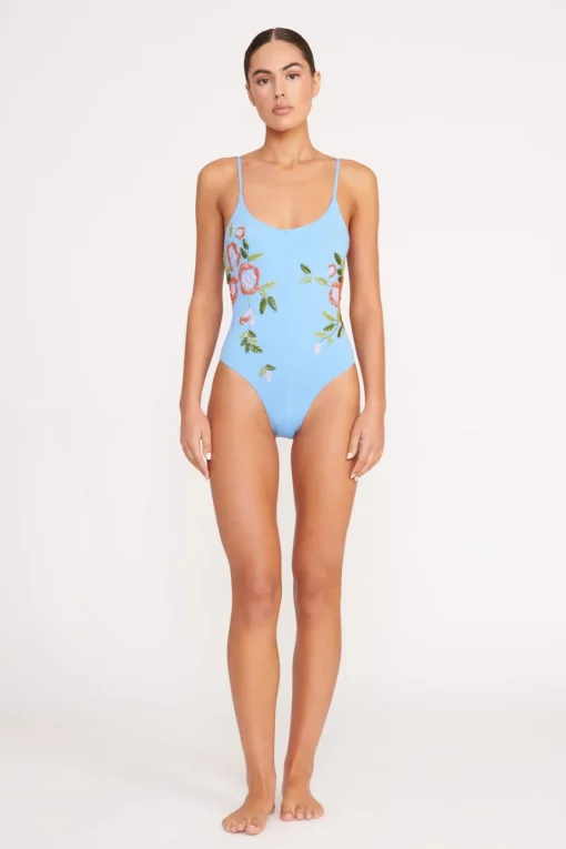 STAUD NAHLA ONE PIECE DIAMOND ROSE> One Pieces