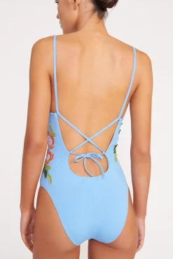 STAUD NAHLA ONE PIECE DIAMOND ROSE><noscript><img width=