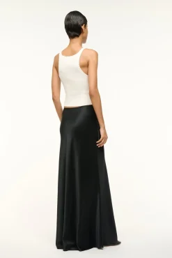 STAUD ODIN SILK SKIRT><noscript><img width=