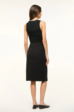 STAUD PASCALE PENCIL SKIRT><noscript><img width=