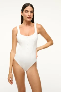STAUD PAULA ONE PIECE BRIGHT WHITE><noscript><img width=