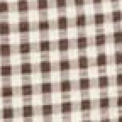 STAUD PROCIDA SKIRT DARK CHOCOLATE GINGHAM><noscript><img width=