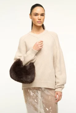 STAUD ROMEO FAUX FUR BAG><noscript><img width=