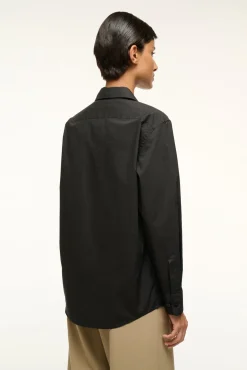 STAUD ROXBURY POPLIN SHIRT><noscript><img width=