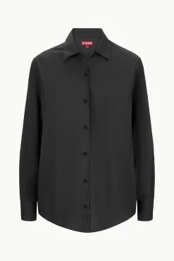 STAUD ROXBURY POPLIN SHIRT><noscript><img width=