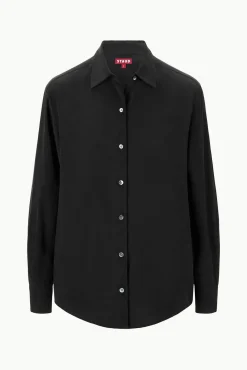 STAUD ROXBURY SILK SHIRT><noscript><img width=