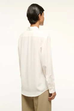 STAUD ROXBURY SILK SHIRT><noscript><img width=