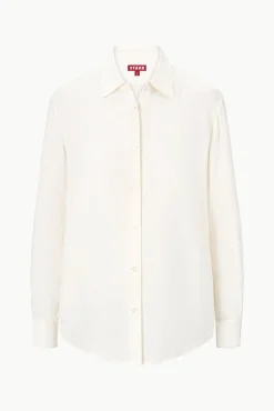 STAUD ROXBURY SILK SHIRT><noscript><img width=