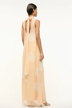 STAUD RUBI DRESS SANDY PALM> Maxi Dresses|Dresses