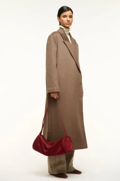 STAUD SERGE COAT DEEP TAUPE> Outerwear & Jackets