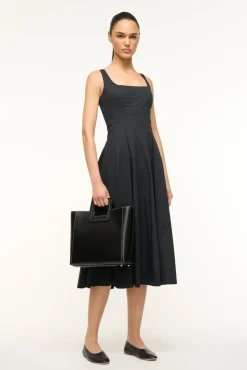 STAUD SHIRLEY LEATHER BAG |> Totes|Crossbody