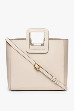 STAUD SHIRLEY LEATHER TOTE BAG |> Totes|Crossbody
