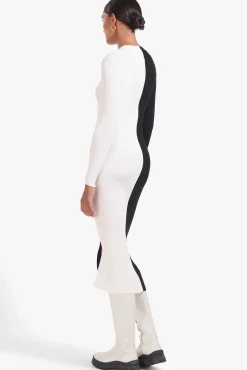 STAUD SHOKO SWEATER | BLACK WHITE><noscript><img width=