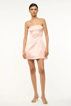 STAUD SILVIA DRESS> The Evening Edit|Mini Dresses