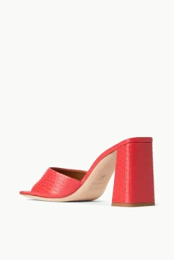 STAUD SLOANE HEEL RED ROSE><noscript><img width=