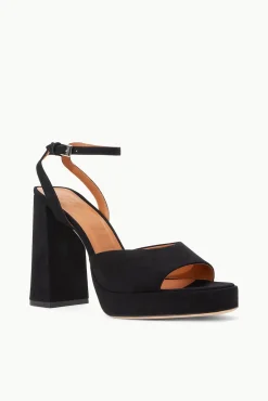 STAUD SOLANGE PLATFORM BLACK SUEDE><noscript><img width=